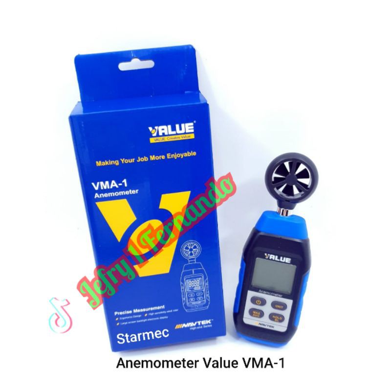Jual ANEMOMETER VALUE VMA 1 FLOWMETER KECEPATAN ANGIN Shopee Indonesia