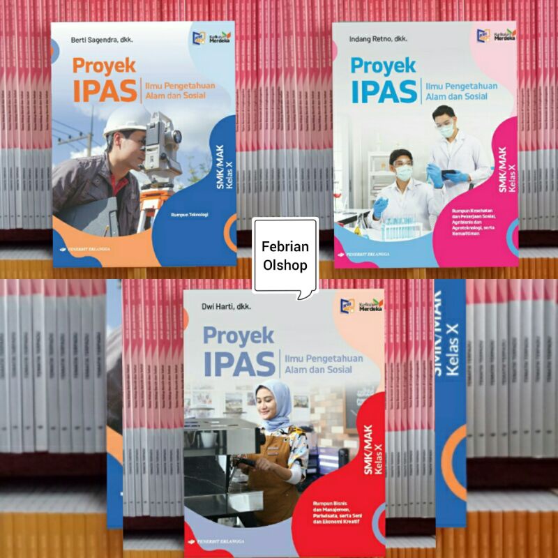 Jual BUKU PROYEK IPAS SMK/MAK KELAS 10 (X) KURIKULUM MERDEKA ERLANGGA ...