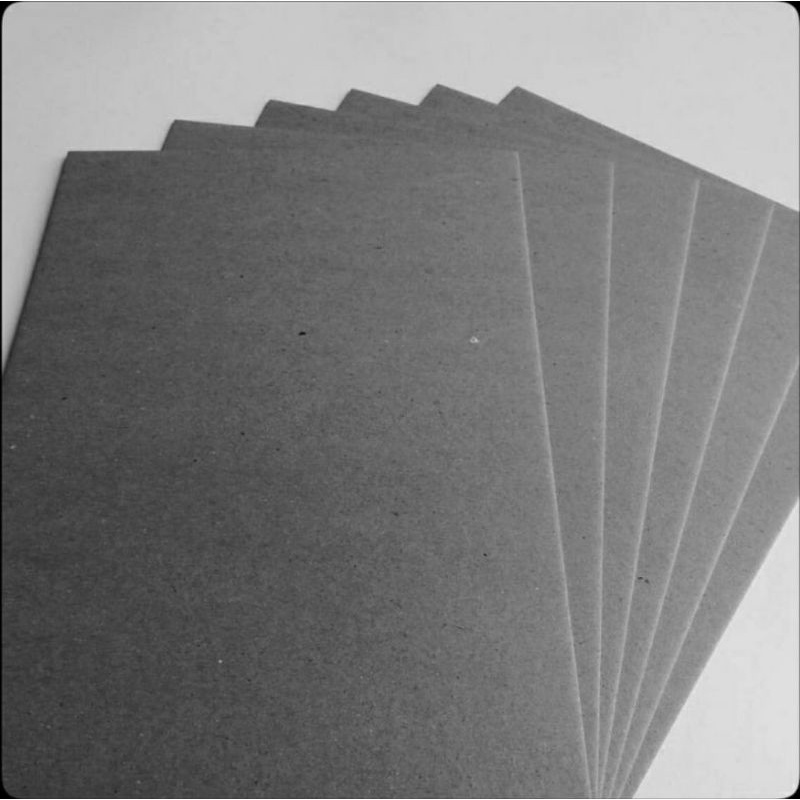 Jual gray board grey abu karton tebal F4 BOT 30 KARTON BOARD PHOTOCARD ...