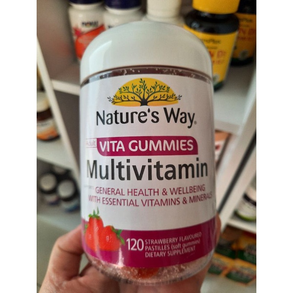 Jual Natures Way Vitagummies Multivitamin/Omega/Vit C/Vit D/Hair Skin ...