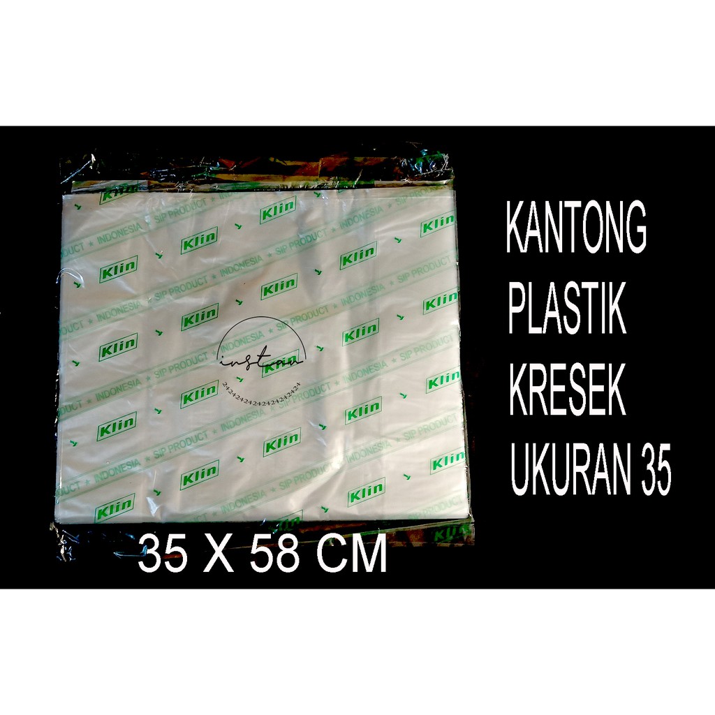 Jual Kantong Kresek Bening Ukuran Isi Pcs Shopee Indonesia