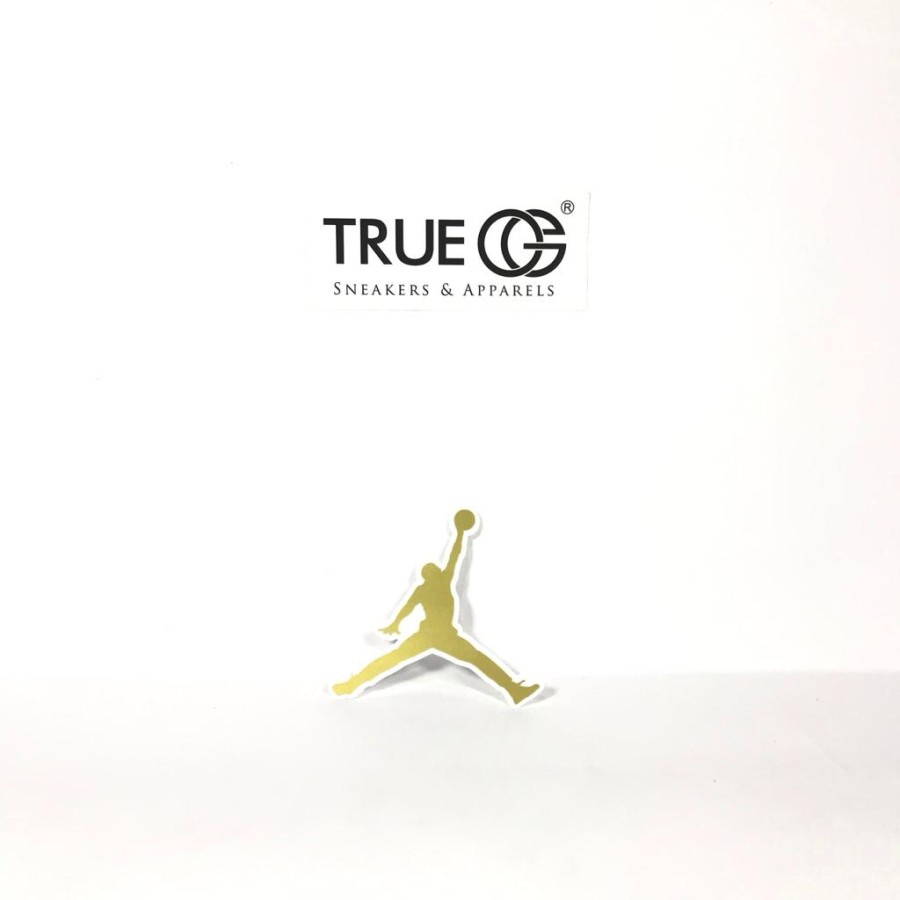Jual STICKER AIR JORDAN Gold Jump Man | Shopee Indonesia