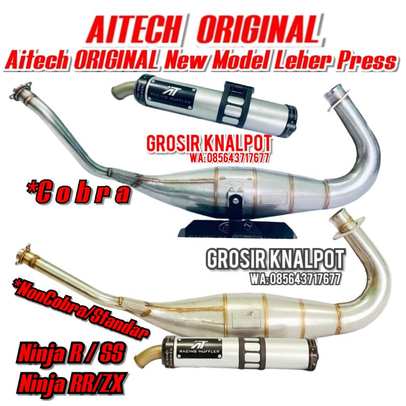 Jual Knalpot Aitech Ai Tech Original Stainles new Model Leher Press ...