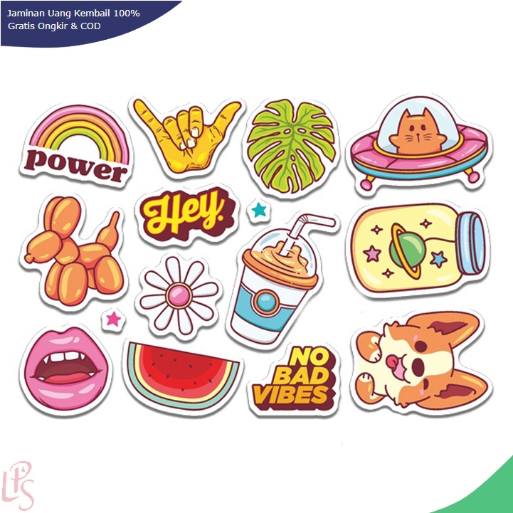 Jual Stiker Mini Lucu Murah Tumblr Stiker Aesthetic Stiker Hp Stiker Binder Stiker Brand