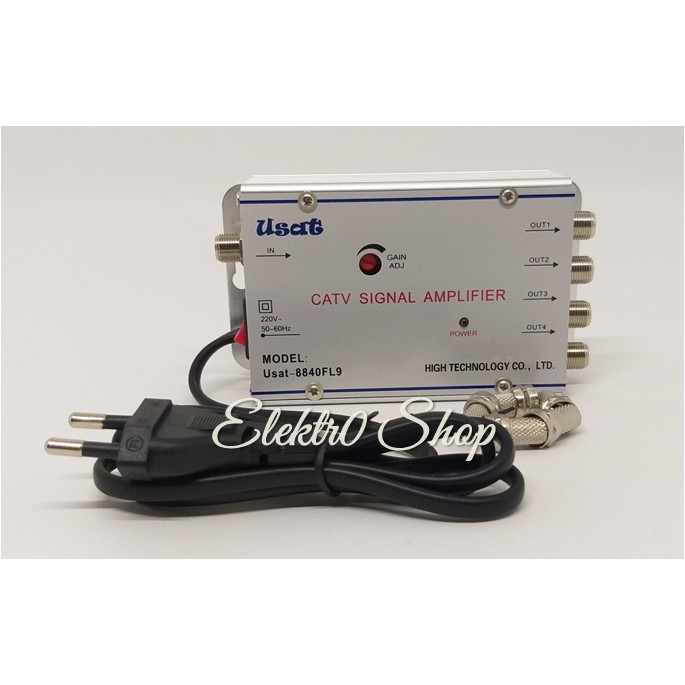 Jual CATV signal amplifier 4 way usat | Shopee Indonesia