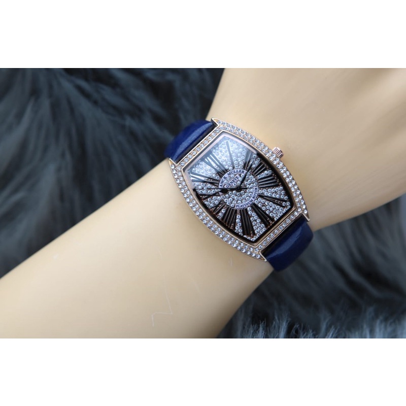 Promo Jam Tangan Glossy Franck Muller Wanita S4155k Free Box Baterai  Cadangan Bisa COD