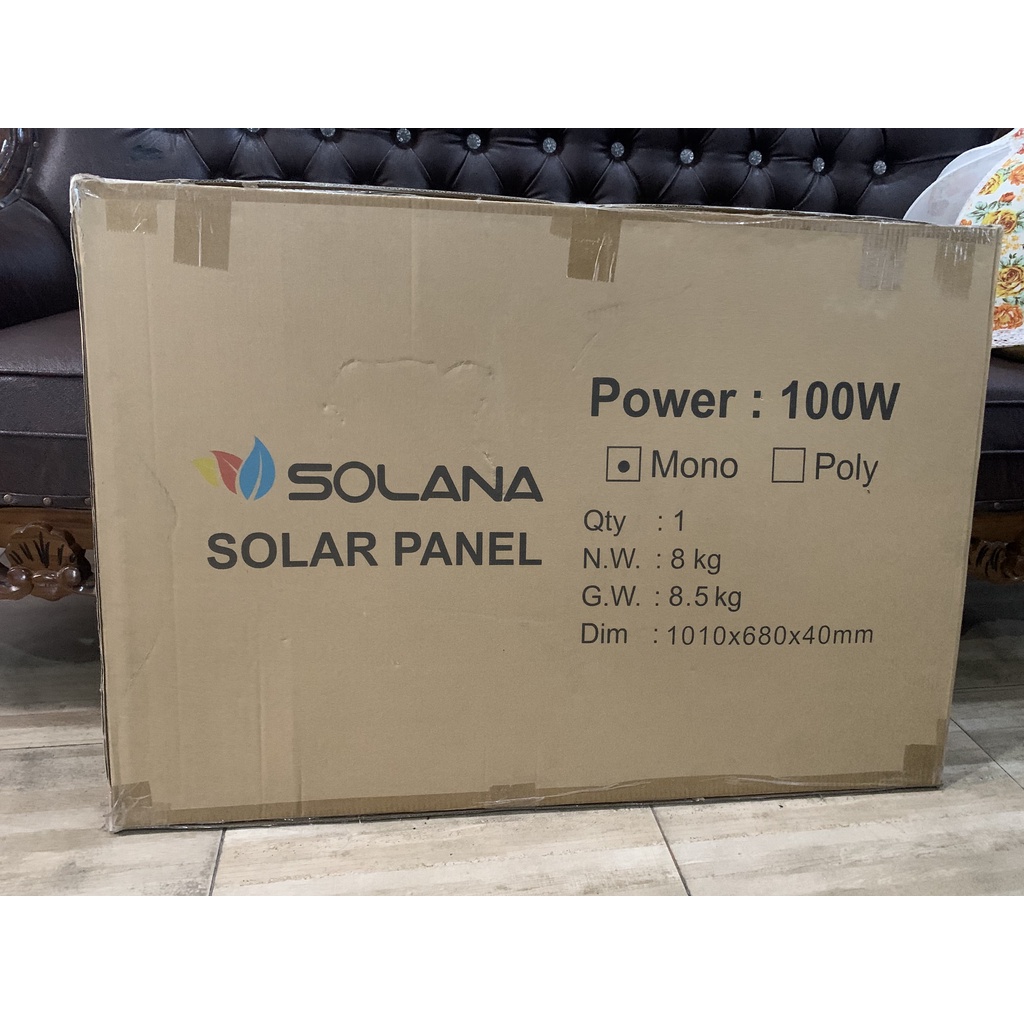 Jual Panel Surya Mono 100 Wp Solana | Shopee Indonesia