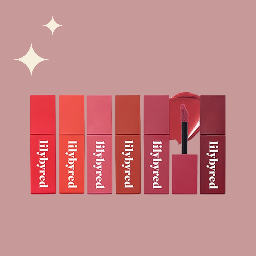 LILYBYRED Mood Liar Velvet Tint 4.2g - Teinte Pêche, Effet Mat, K-Beauty - Neuf
