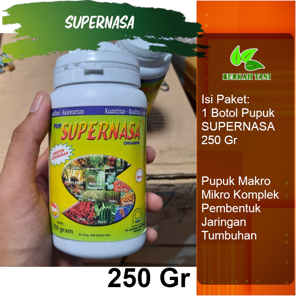 Jual Pupuk Organik Supernasa 250 Gram Pupuk Hayati Kompleks | Shopee ...