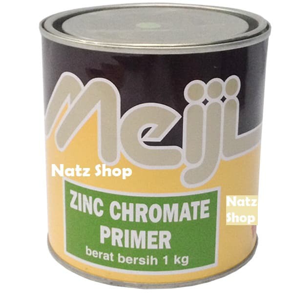 Jual ZINC CHROMATE MEIJI (1kg) MENI BESI / CAT DASAR CAT KAYU BESI