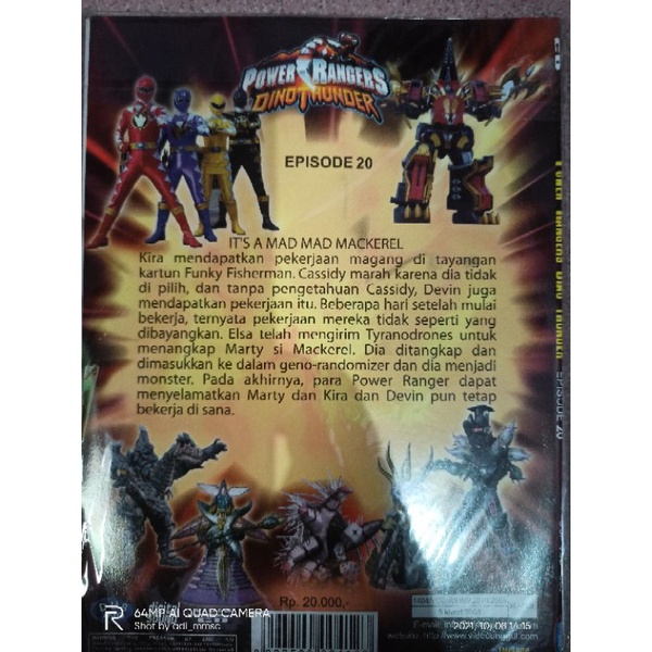 Jual VCD original power rangers dino thunder vol.20 | Shopee Indonesia