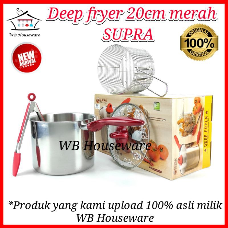 Promo Cucina 6 In 1 Deep Square Frying Pan, Panci Penggorengan Deep Fryer  Diskon 35% di Seller Mantab Hebat - Serua, Kota Depok