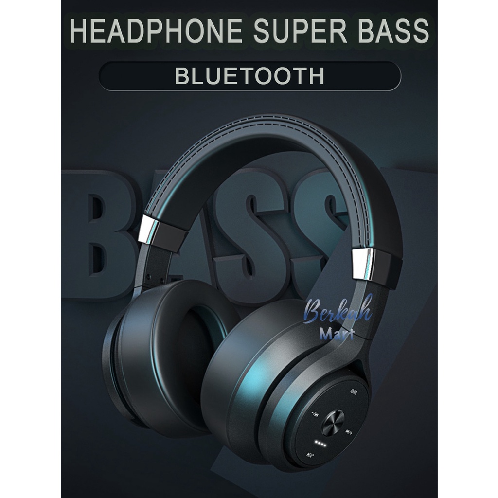 Jual TURUN HARGA ! HEADPHONE WIRELESS EXTRA SUPER BASS MICROPHONE