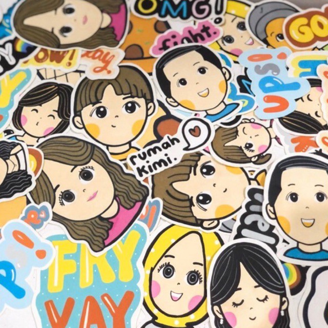 Jual STICKER PACK (made by request) | Shopee Indonesia