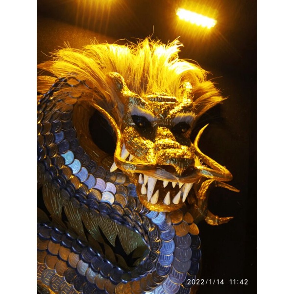 Jual naga emas unik langka shen long imlek | Shopee Indonesia