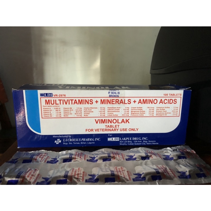 Jual doping dan vitamin ayam aduan viminolak tablet | Shopee Indonesia
