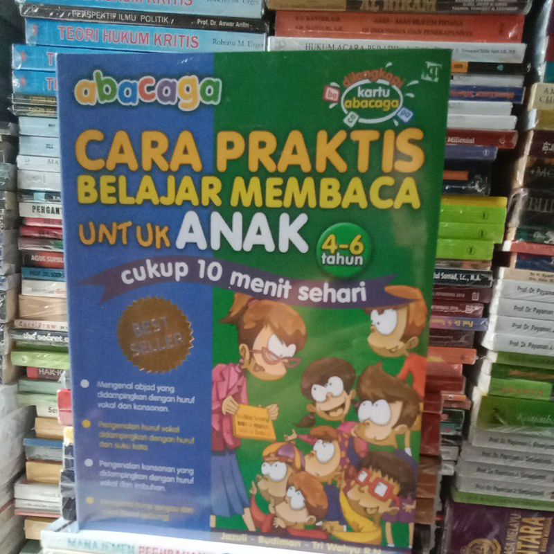 Jual BUKU ABACAGA CARA PRAKTIS BELAJAR MEMBACA UNTUK ANAK 4-6 TAHUN ...