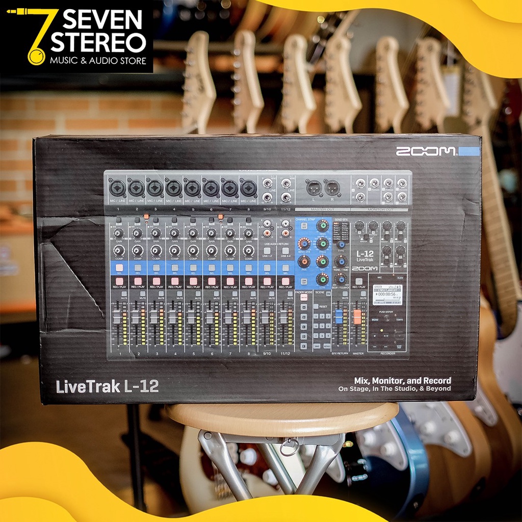 Jual Zoom LiveTrak L12 L12 Digital Mixer For Recording Multitrack Recording Mixer Shopee