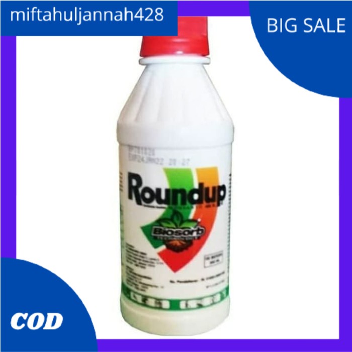 Jual Roundup 486 Sl 200 Ml Obat Pembasmi Rumput Liar Gulma