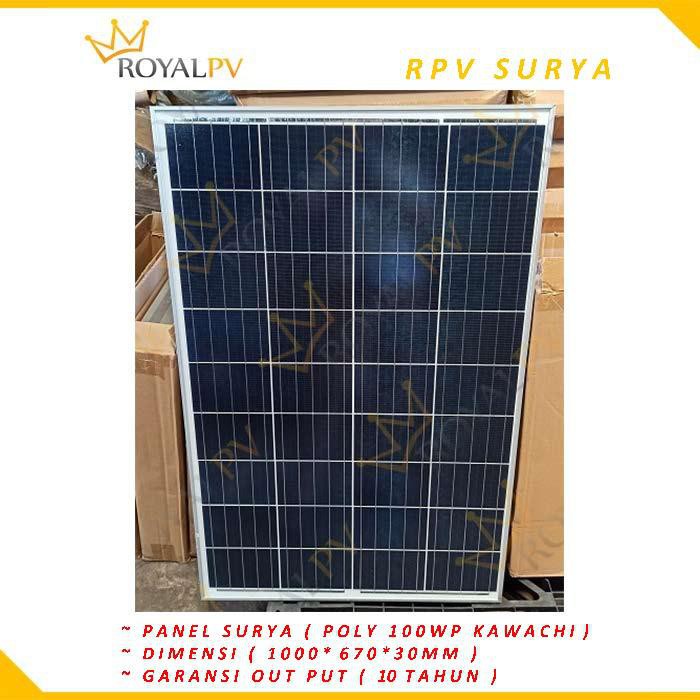 Jual Panel Surya 100Wp Solar Panel 100Wp Solar Cell 100Wp Poly - 100Wp ...