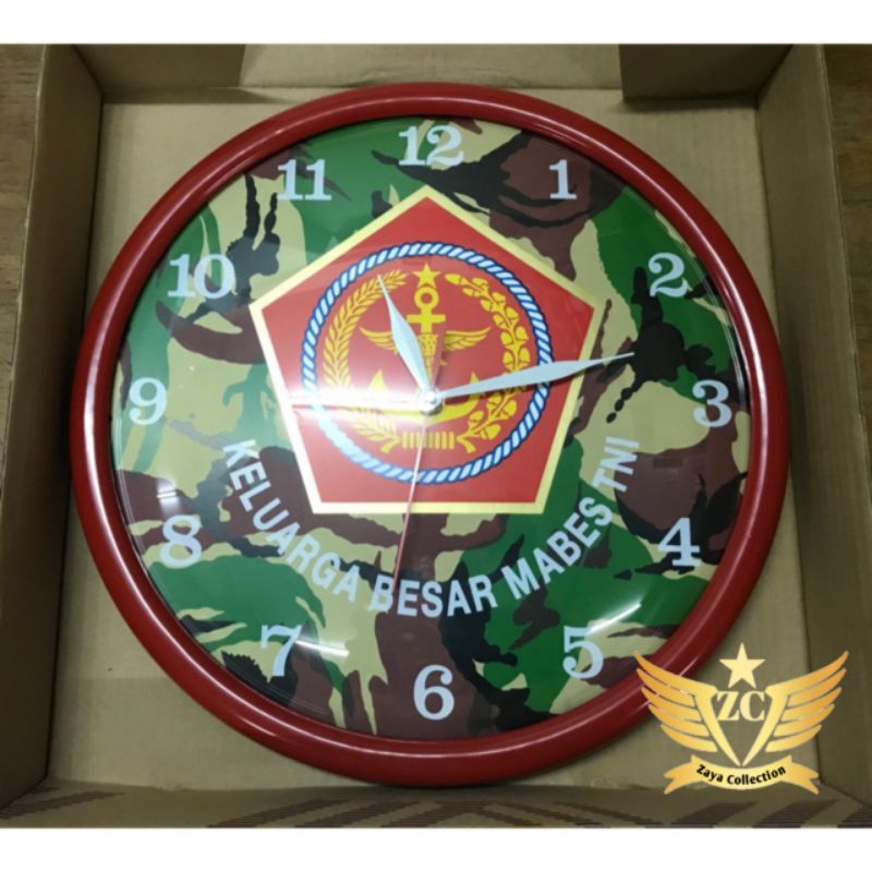 Jual Jam dinding KELUARGA BESAR MABES TNI | Shopee Indonesia