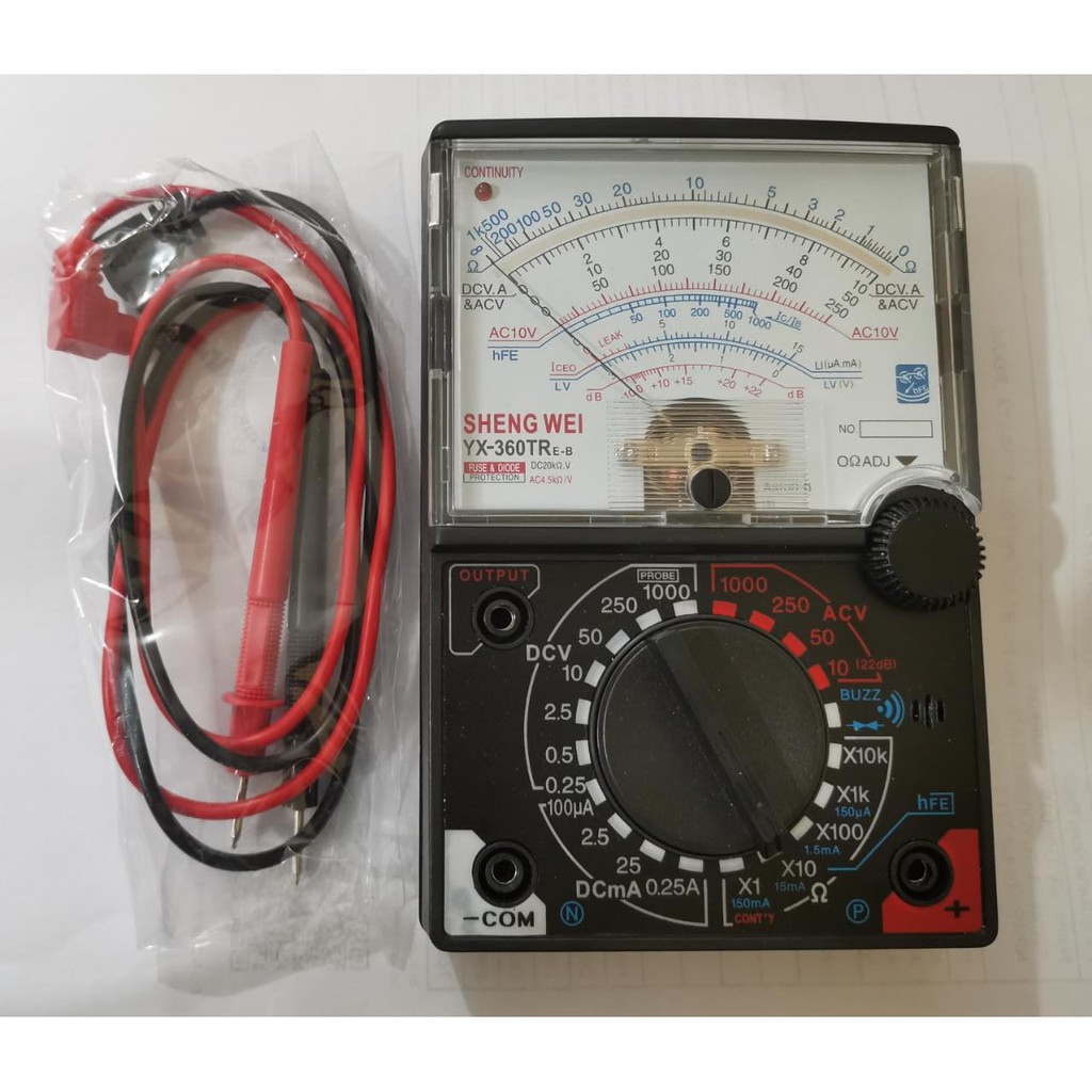 Jual Multitester Multi Tester Multimeter Analog Yx Tr Yx Tr Avometer Ohmeter Buzer Shopee