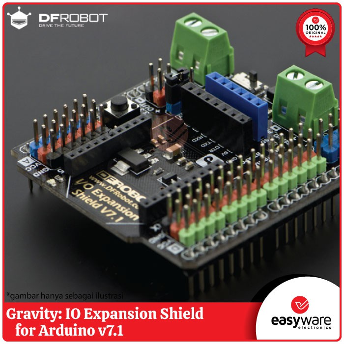 Jual DFRobot Gravity IO Expansion Shield for Arduino v7.1 | Shopee ...