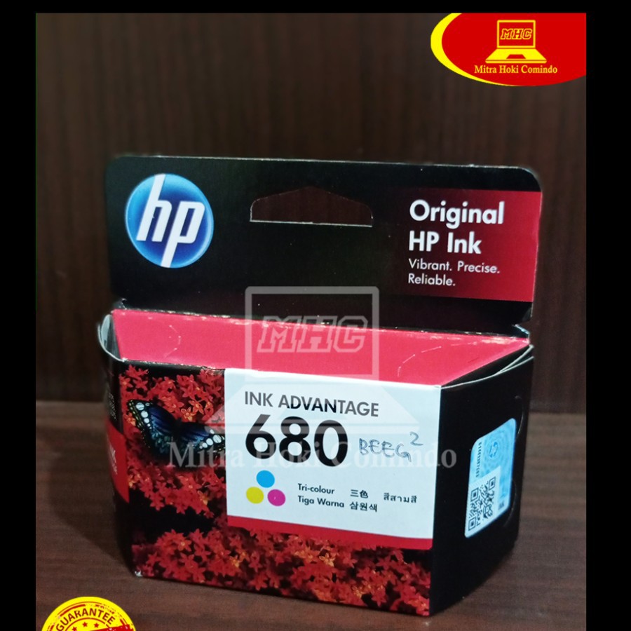 Jual Cartridge 680 CL Colour HP Original Tinta Printer | Shopee Indonesia