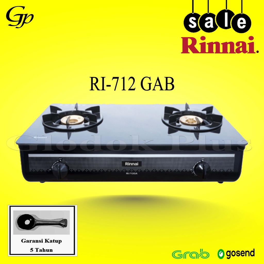 Jual rinnai kompor gas kaca 2 tungku ri-712 gab murah Harga Terbaik u0026  Termurah September 2023 | Shopee Indonesia