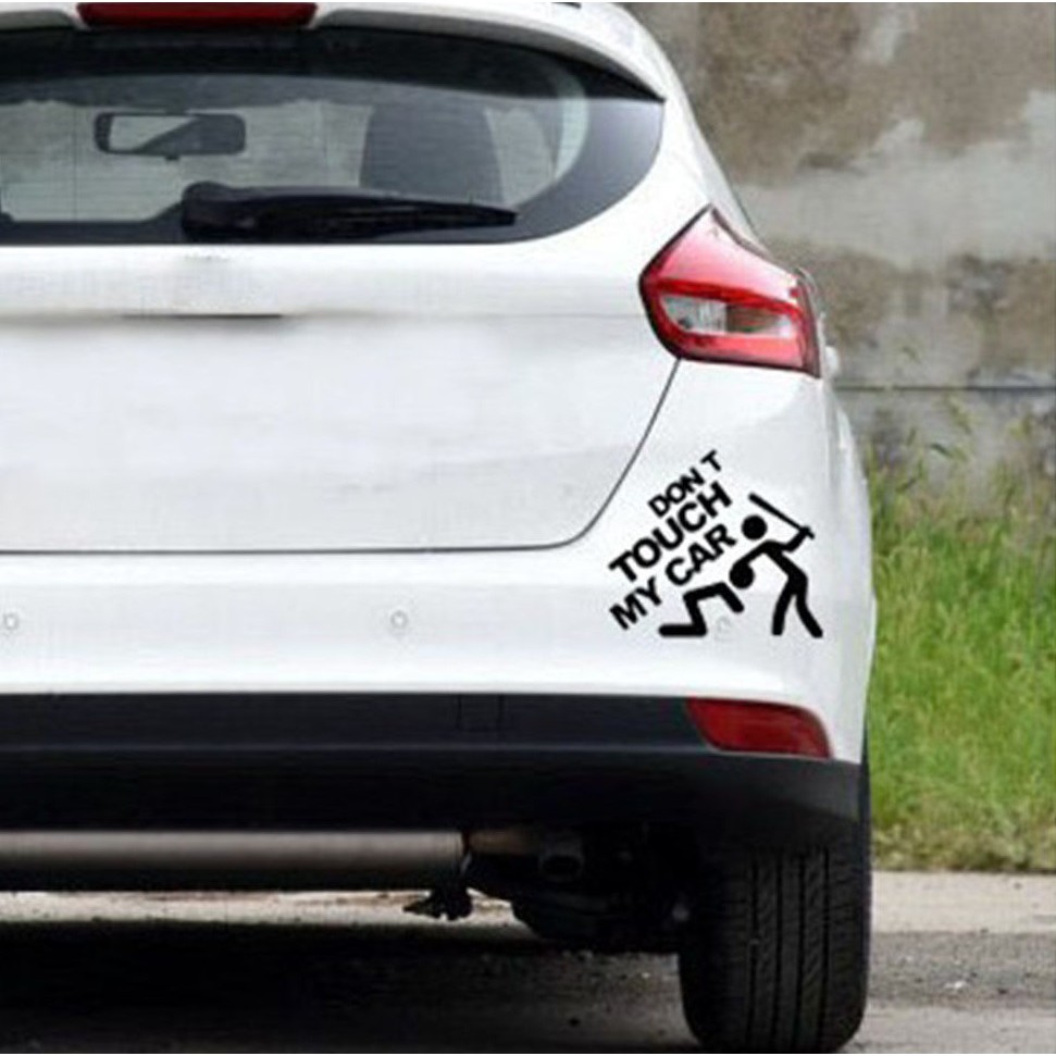 Jual STIKER MOBIL DECAL STICKER DO NOT TOUCH MY CAR WATERPROOF IMPORT ...