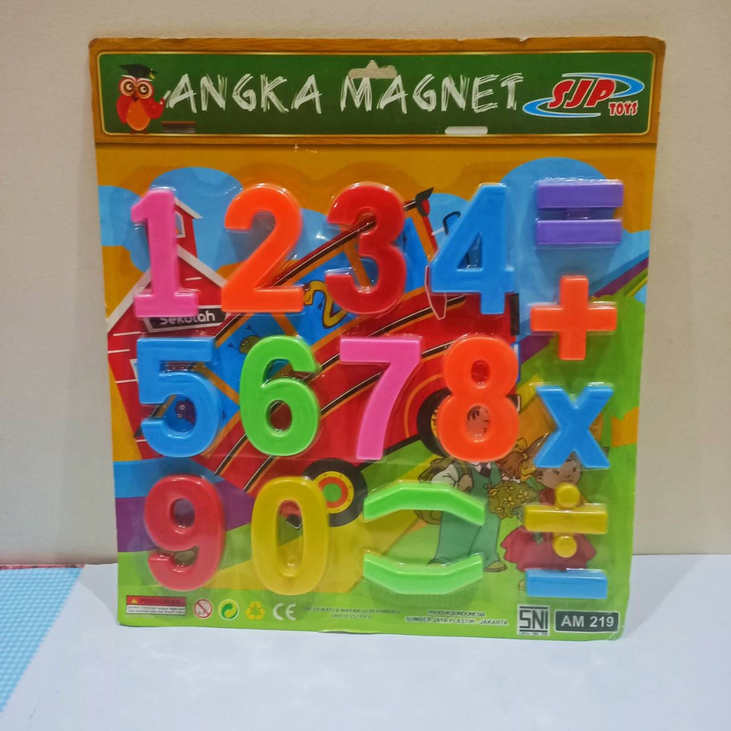 Jual Mainan Angka Magnet Belajar Edukasi Menghitung Anak | Shopee Indonesia