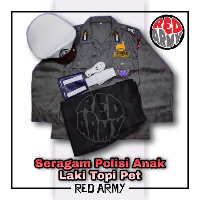 Jual GROSIR!! Seragam Damkar anak, Seragam Polisi Kecil, Seragam Pilot