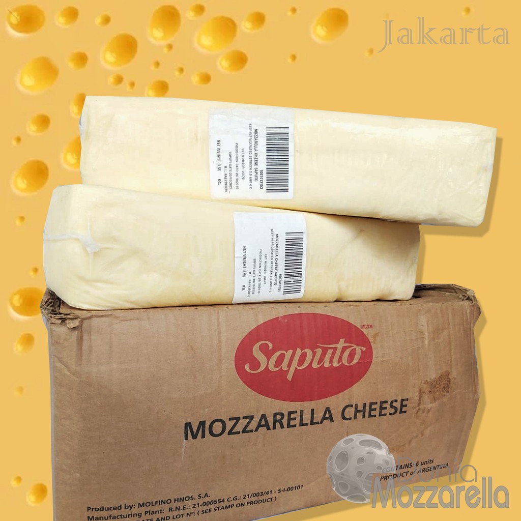 Jual Saputo Mozzarella Cheese 3,5 kg Shopee Indonesia