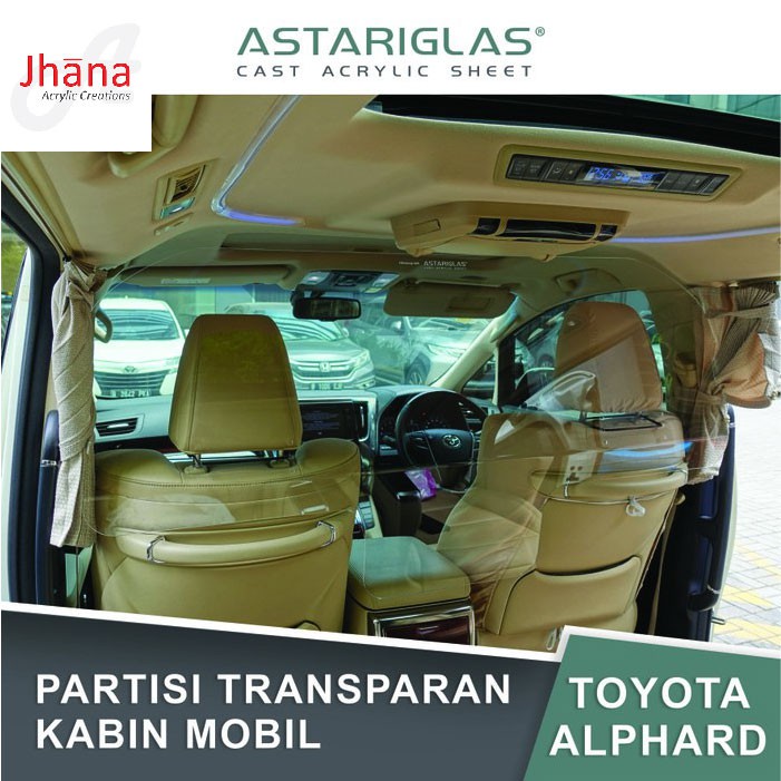 Jual sekat Partisi Mobil Alphard / Akrilik Partisi Kabin Mobil | Shopee ...