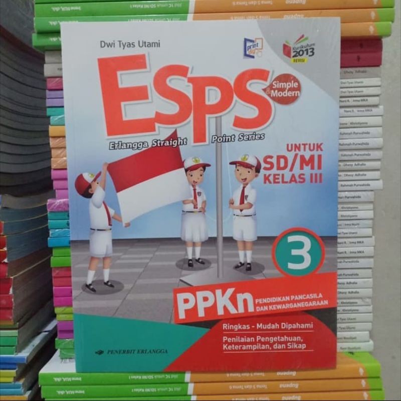 Jual Buku SD ESPS PPkn Kelas 3 Erlangga | Shopee Indonesia