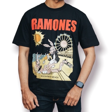 Ramones rockaway beach t shirt best sale