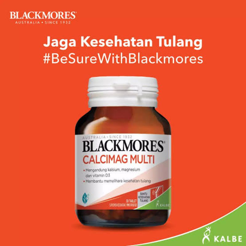 Jual Blackmores Calcimag Multi Vitamin Vit Calcium Kalsium Magnesium D3