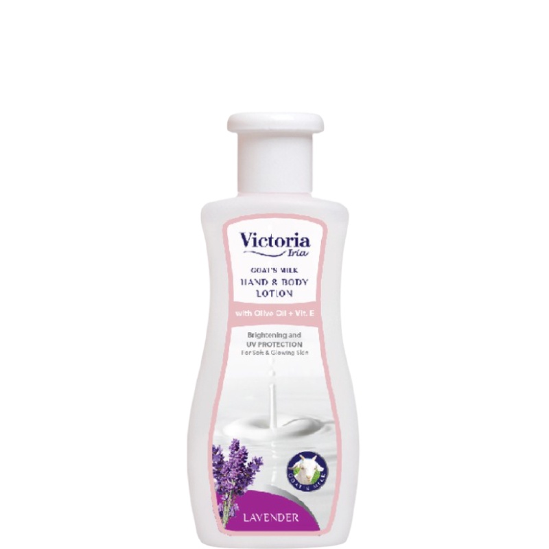 Jual Victoria Iria Goat's Milk Hand and Body Lotion Lavender 250 mL