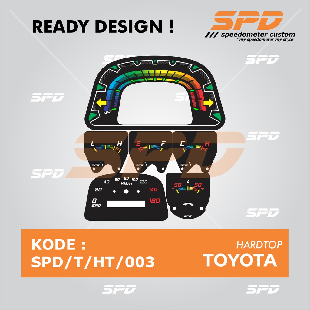 Jual PANEL SPEEDOMETER CUSTOM TOYOTA HARDTOP GARANSI 2 TAHUN - SPD ...
