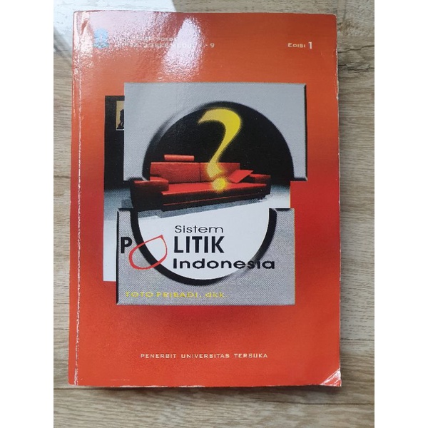 Jual Buku Modul Sistem Politik Indonesia UT | Shopee Indonesia