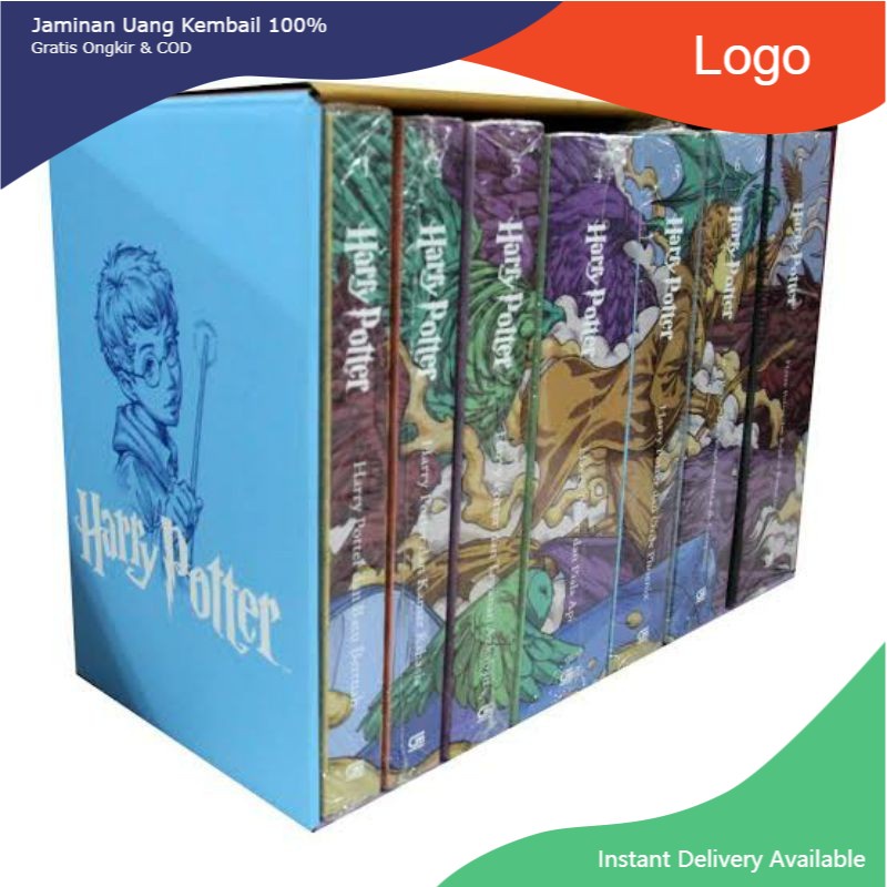 Jual BUKU ORIGINAL BOXSET HARRY POTTER 1-7 (BERSEGEL) BAHASA INDONESIA ...