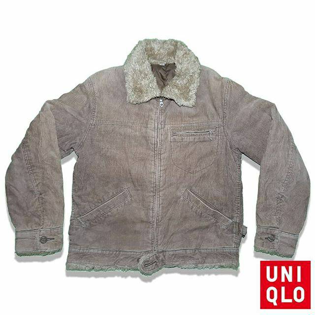 Jaket corduroy uniqlo sales