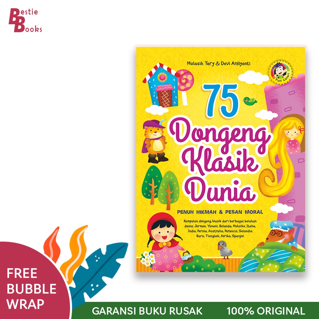 Jual BUKU ANAK : 75 Dongeng Klasik Dunia : Buku Cerita Anak : Cerita ...