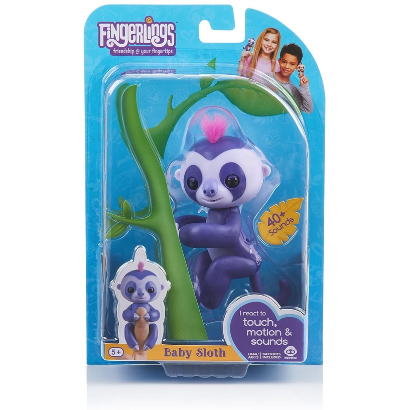 Jual FINGERLINGS BABY SLOTH INTERACTIVE PET BABY SLOTH ORIGINAL WOWWEE