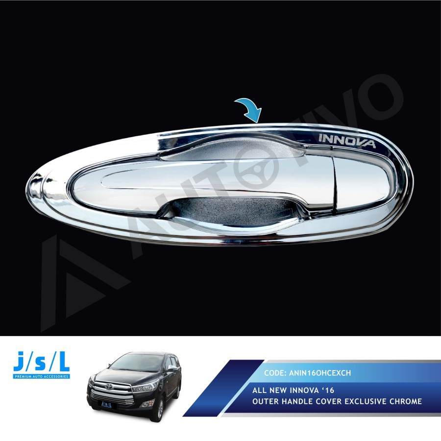 Jual JSl Cover Outer Handle All New Innova Exclusive Chrome | Shopee ...