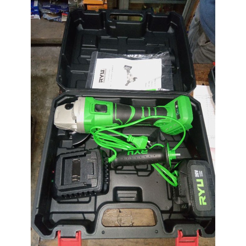 Jual Mesin Gerinda Cas Cordless Ryu 20Volt RCG20V+ Mata Potong Ryu 5PCS ...