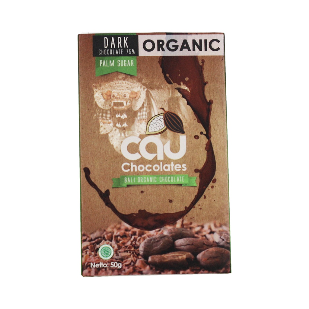 Jual CAU CHOCOLATES - Organic Dark Chocolate / Coklat Organik 75% ...