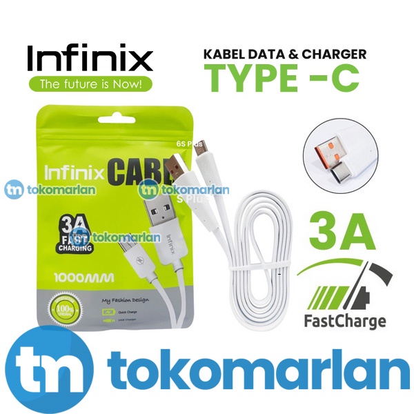 Jual Kabel Infinix Data & Charger USB Type-C Fast Charging 3A For ...