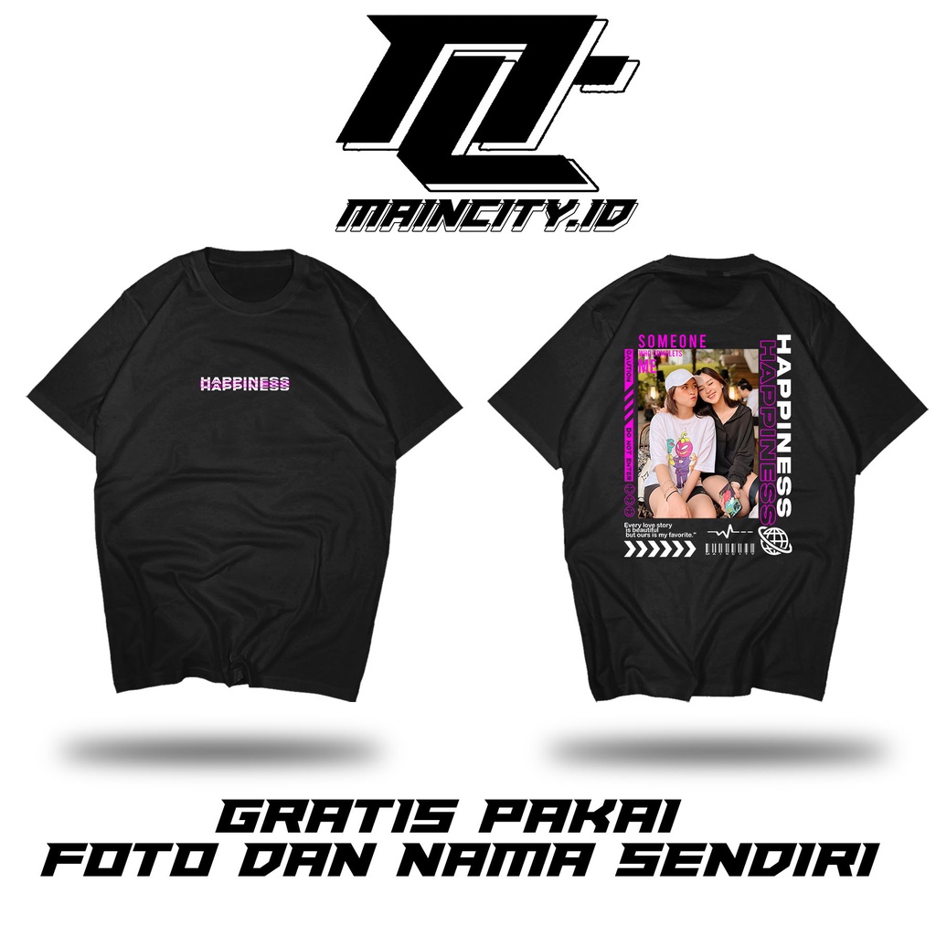 Jual Kaos Custom Foto Bucin Aesthetic Streetwear Kaos Viral Tiktok