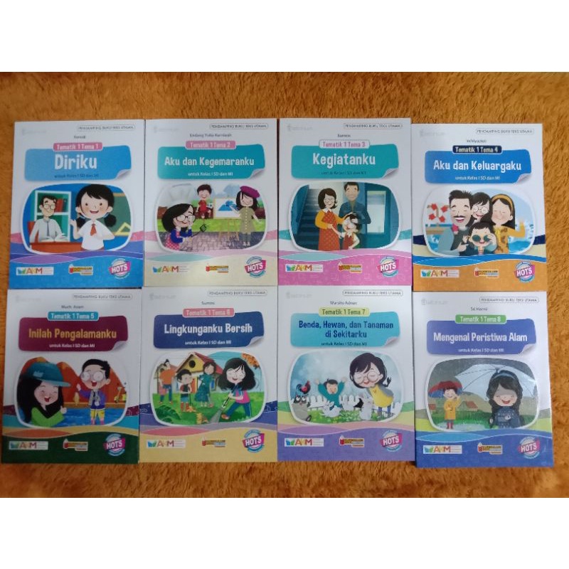 Jual Buku Tematik SD Kelas 1 Tema 1 2 3 4 5 6 7 8 Platinum Tiga ...